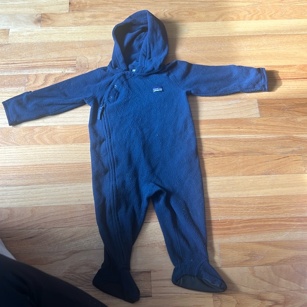 Baby Patagonia onesie cover all